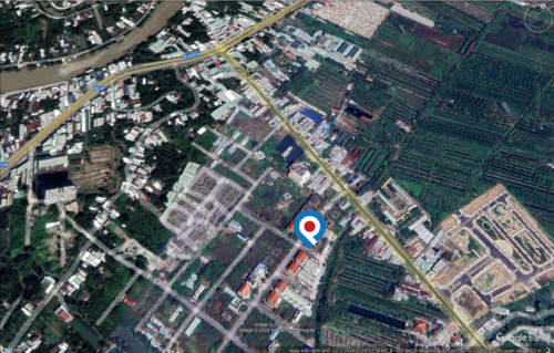 Nhà trệt lầu mặt tiền lộ nhựa, gần BV Đa kho số 10